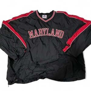 ❌SOLD❌Russell Athletic Black Pullover with Red and White Trim